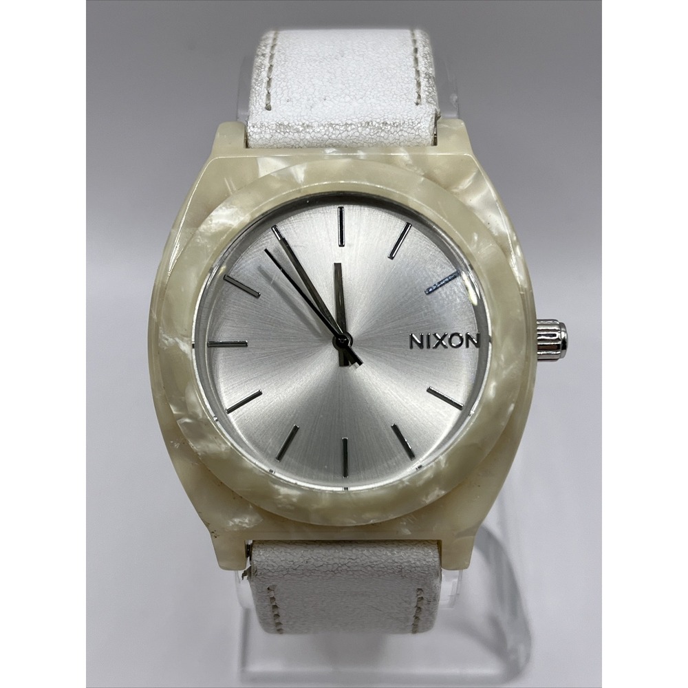 NIXON Men's Watch "More is More" The Time Teller Acetate- New Battery